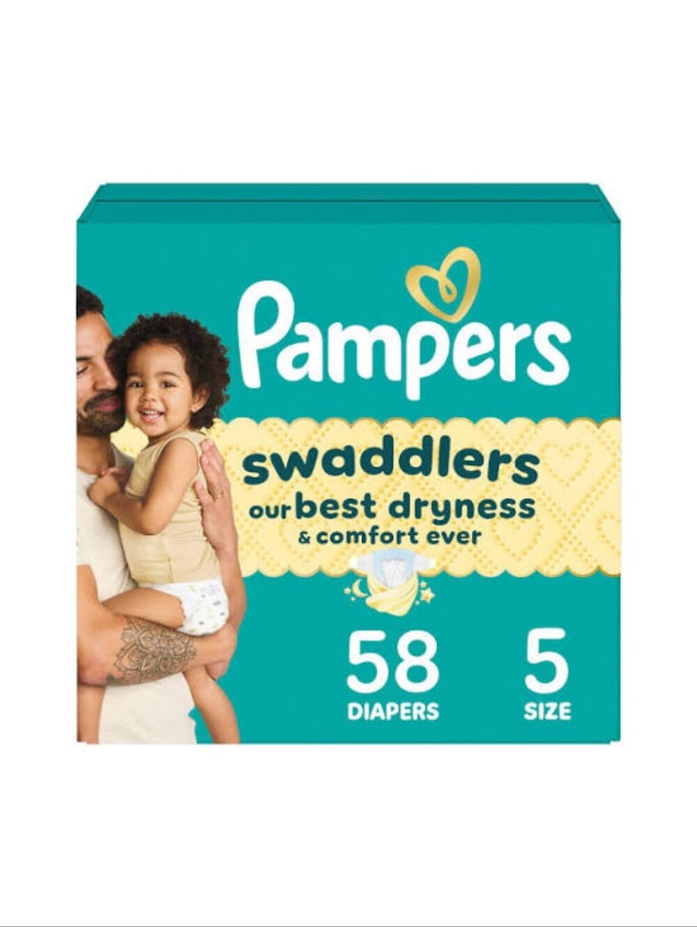Pampers Swaddlers Disposable Diapers - Size 5 - 58ct NIB